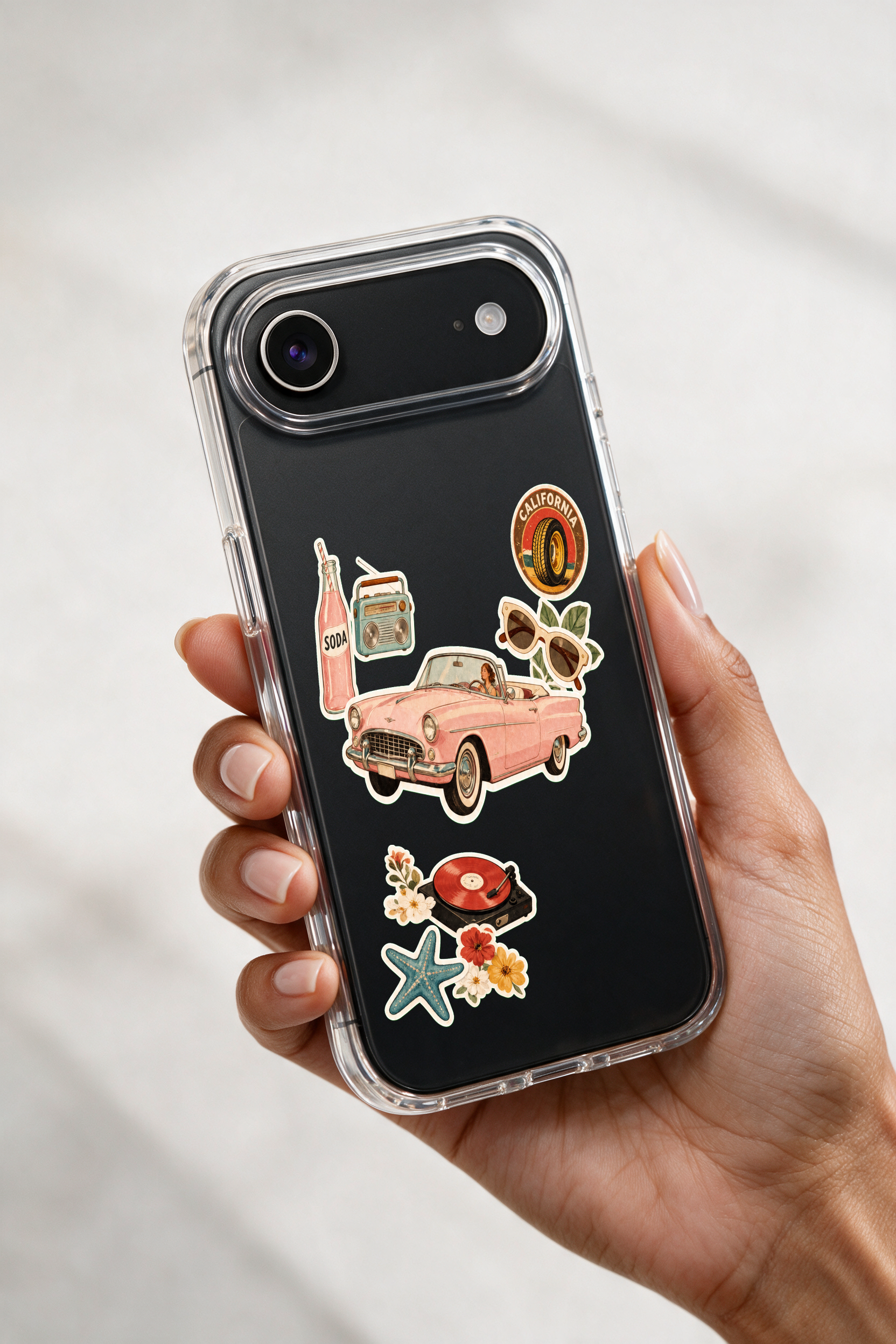 Case mockup iPhone Air In Hand Minimal
