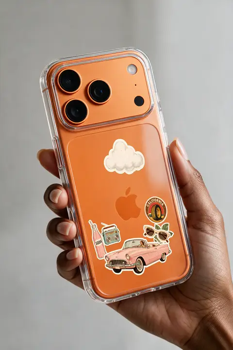 Case mockup iPhone 17 Pro In Hand Minimal