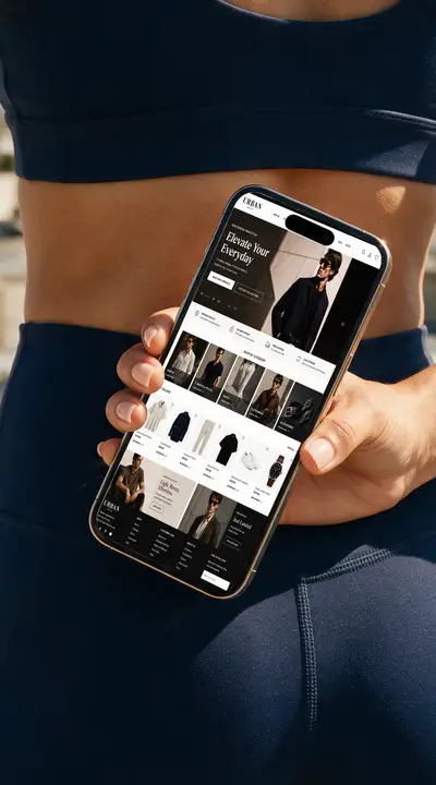 Mockup Navy Sports Hold