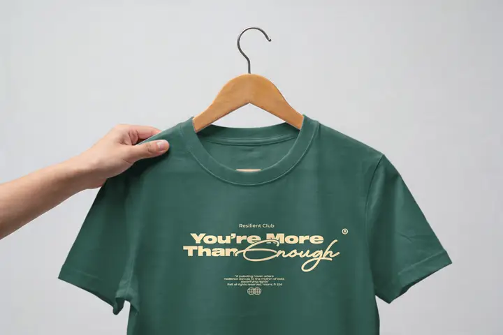 T-Shirt Mockup on Hanger