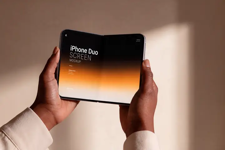 IPhone Duo Screen Mockup