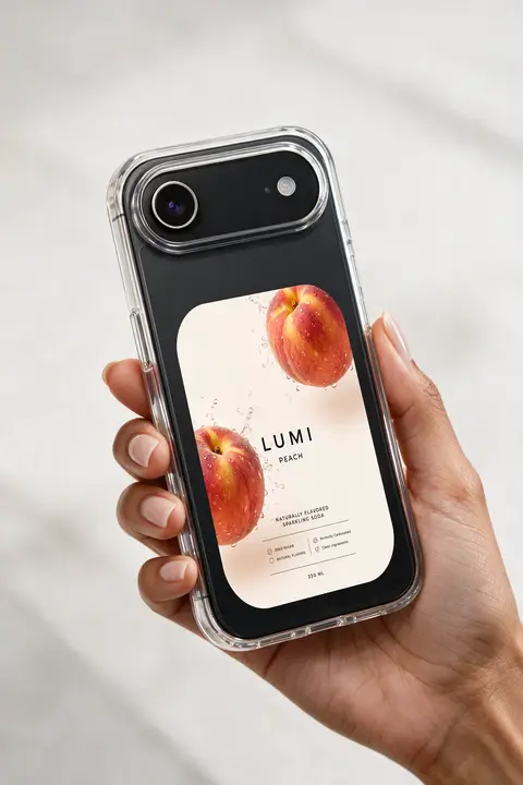 Mockup iPhone Air In Hand Minimal