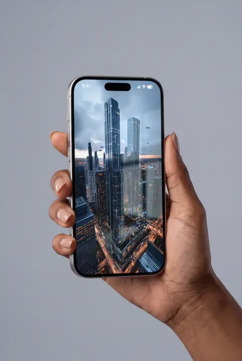 Iphone mockup devices Studio Minimal Hand