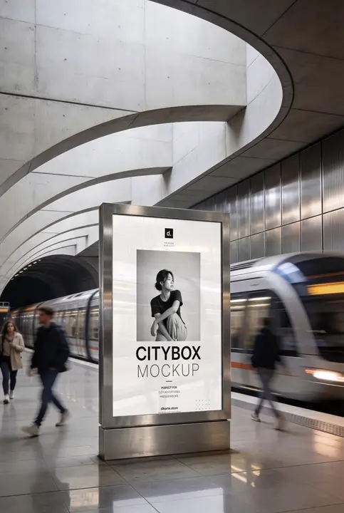 Underground Citybox Mockup