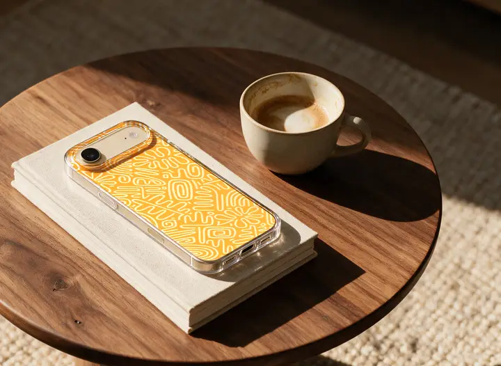 Mockup iPhone Air Coffee Table