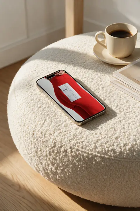 Mockup Boucle Ottoman