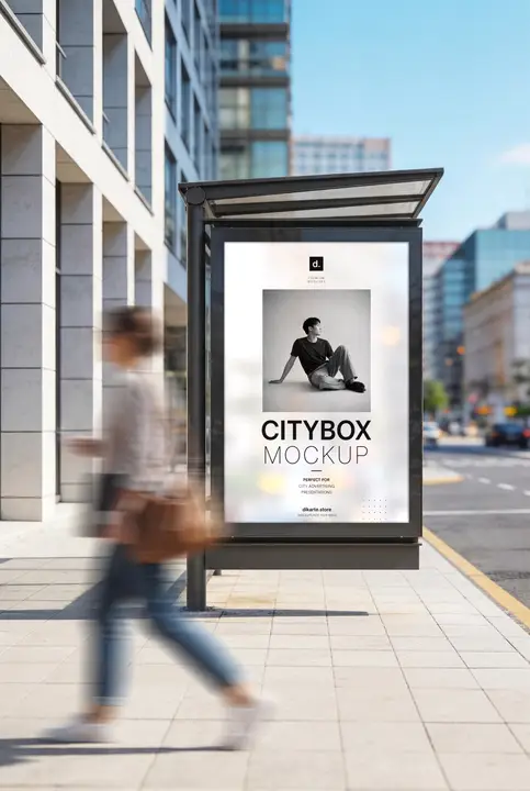 Citybox Mockup modern city