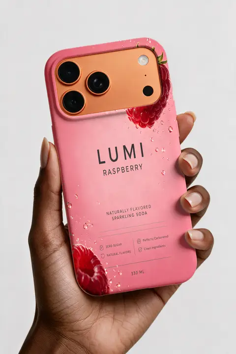 Mockup iPhone 17 Pro In Hand Minimal