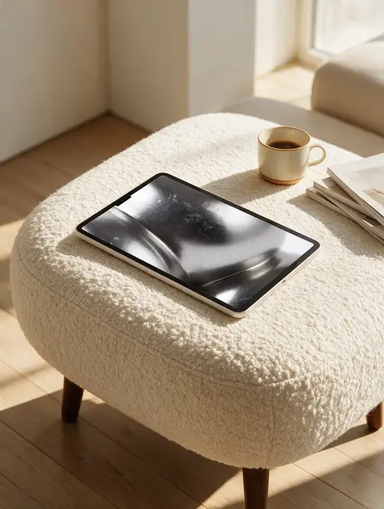 Mockup Boucle Ottoman